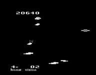 une photo d'Ã©cran de Meteor Defense sur Atari 2600